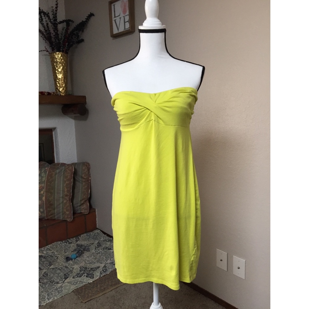 Victoria Secret Bra Tops Yellow Dress